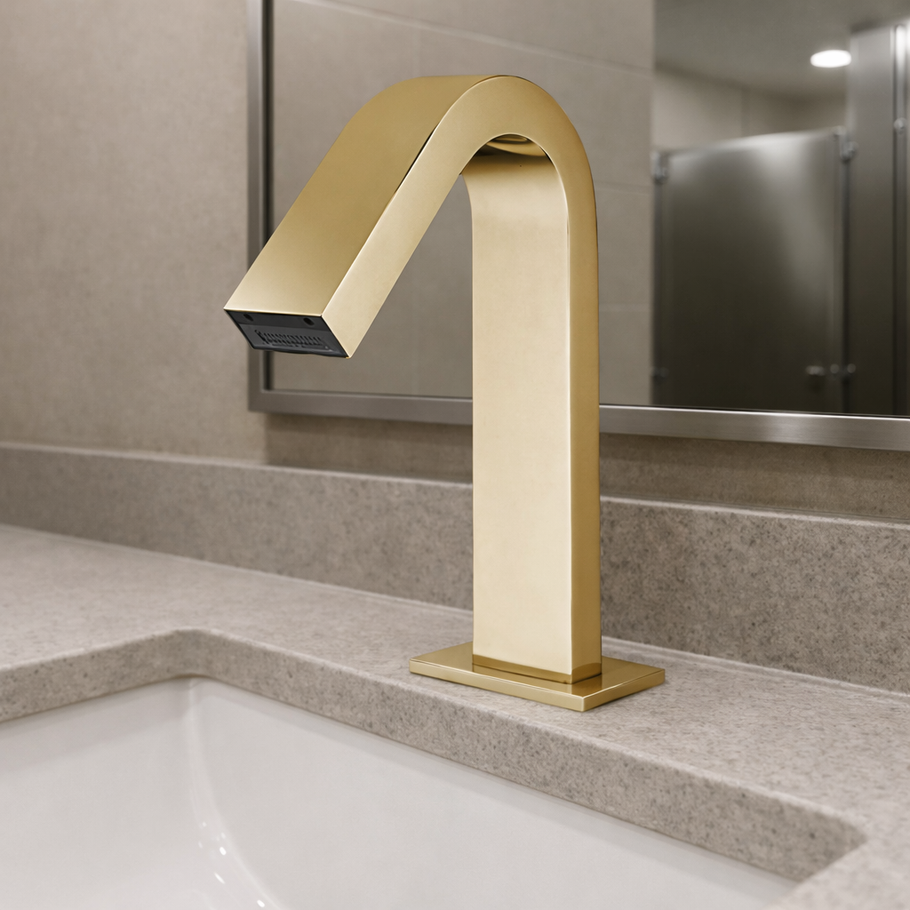 Fontana FS1094 brushed gold touchless faucet